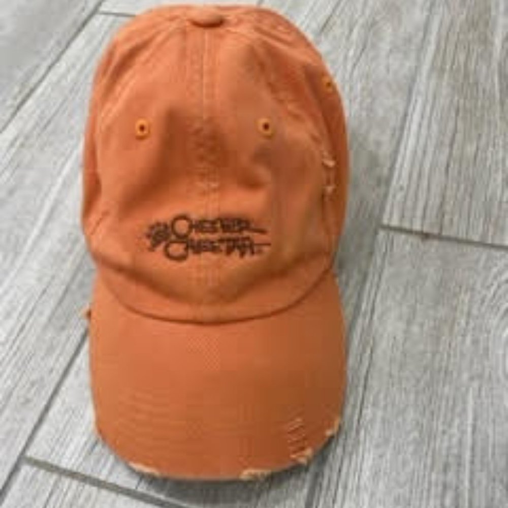 Chester Cheetah Distressed Cap - Adjustable Self Fabric